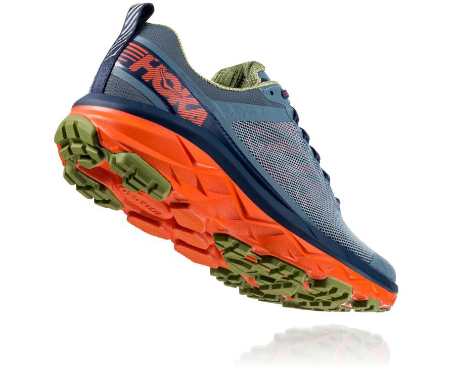 Tenis Hoka One One Trail Hombre Azul Marino - Challenger Atr 5 - IWPR64398